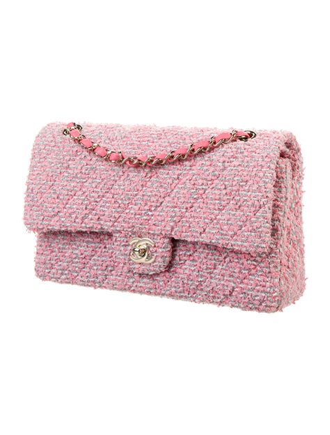 chanel tweed handbag